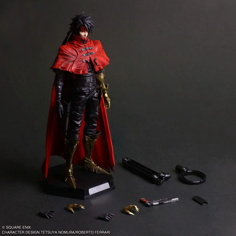 Final Fantasy VII Rebirth Play Arts Kai Action Figure Vincent Valentine 28 cm